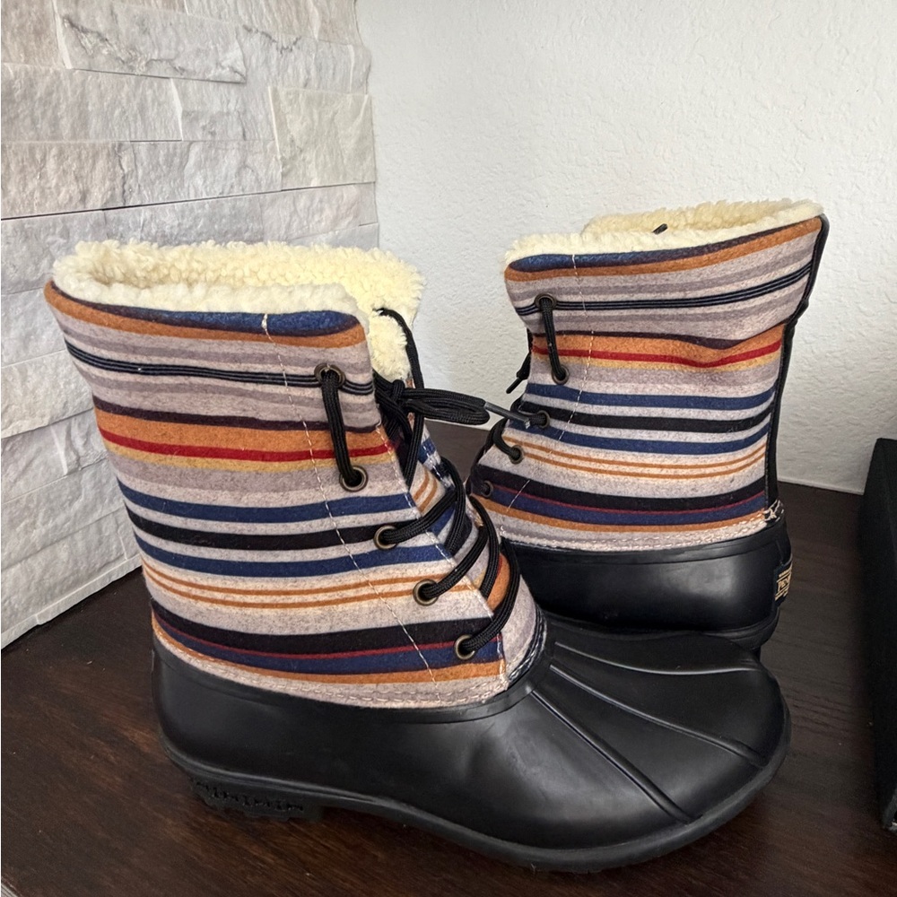 Pendleton Multicolor Woolen Boots - image 2